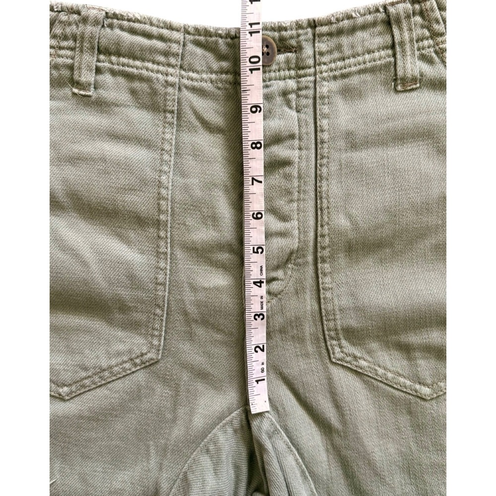 We The Free Shes a Legend Harem Shorts Sage Green Distressed Frayed Size 0 - Picture 9 of 9